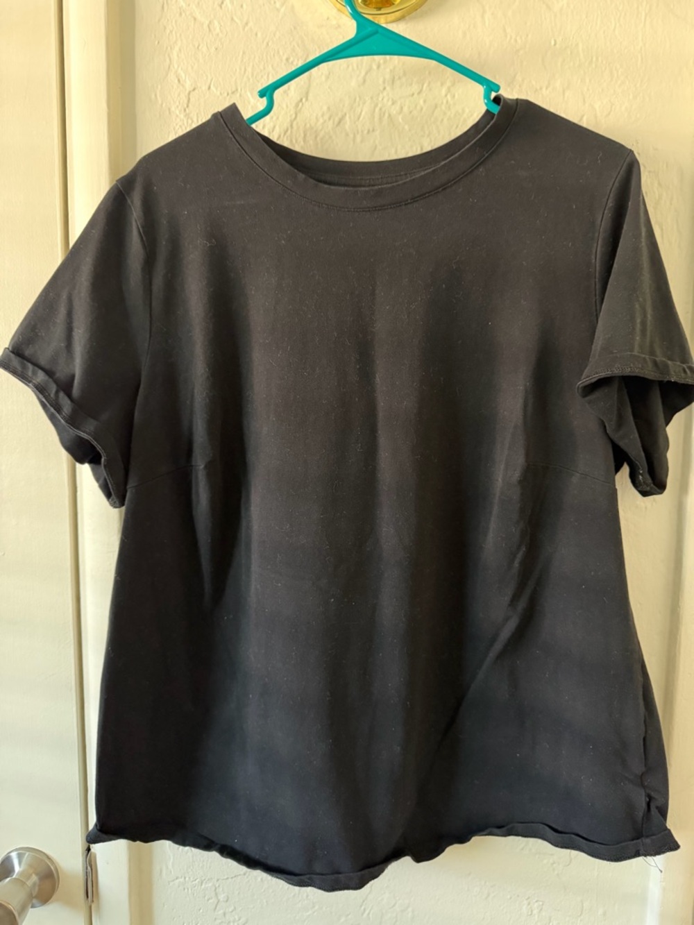 a new day Black Logo Tee